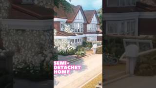 #shorts The Sims 4 English Semi home for rent #thesims4 #thesims4forrent #thesims4speedbuild