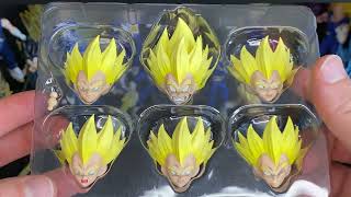 SH FIGUARTS TONSEN ART TOYS Vegeta Head Set (Part 2 of 6) PROUD WARRIOR