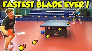 TESTING ZORAN PRIMORAC'S TABLE TENNIS BAT!