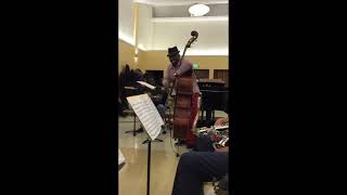 Rehearsal with Christian McBride @Hollywood Bowl