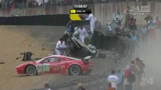 Audi Huge Crash 2011 Le Mans