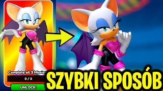 JAK SZYBKO ZDOBYĆ ROUGE THE BAT W ROUGE HEIST EVENT W SONIC SPEED SIMULATOR