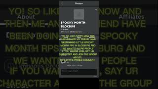 SPOOKY MONTH BLOBUG