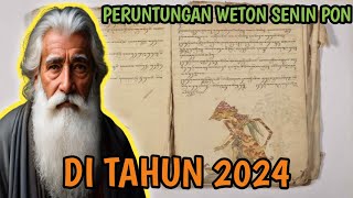 PERUNTUNGAN WETON SENIN PON DI TAHUN 2024