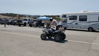 EV Quad and Papa Wheelie!