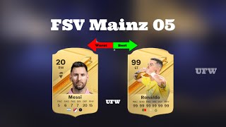 Worst and Best FIFA Cards | FSV Mainz 05 Editions.  #fifa #eafc24 #worst #best #fsvmainz05