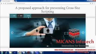 A proposed approach for preventing Cross site Scripting- IEEE PROJECTS 2018