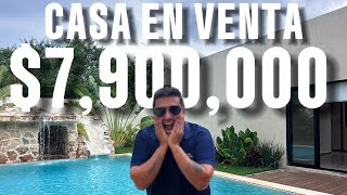 CASA SE $7,900,000 AL NORTE DE MÉRIDA YUCATÁN