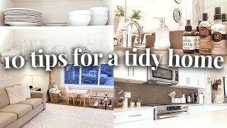 10 EASY TIPS FOR A CLEAN AND TIDY HOME | Everyday Habits For A Tidy Home  | Taylor Marie Motherhood