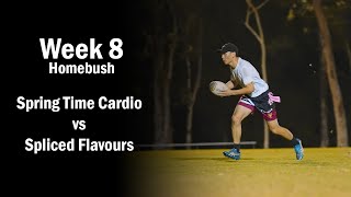 Spring Time Cardio vs Spliced Flavours - Homebush Monday Oztag Div 1 - Week 8