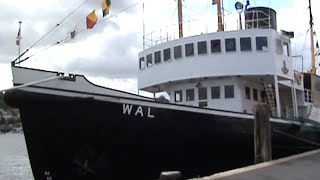 Mitfahrt auf dem Dampfeisbrecher Wal beim Flensburger Dampfrundum Juli 2015 Teil 01