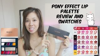 PONY EFFECT CUSTOMIZING LIP PALETTE // MEMEBOX