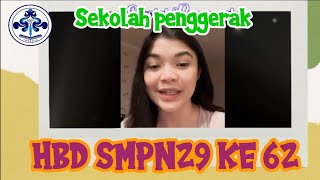 UCAPAN HBD SMPN29 JKT. DARI ARTIS||PUBLIK FIGUR