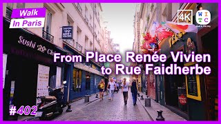 From Place Renée Vivien to Rue Faidherbe, Paris, France | Walk In Paris | Paris walk