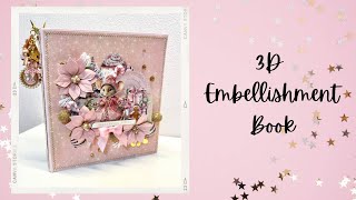 3D Embellishment Book from @ScrapDiva29 #scrapdivadesigns