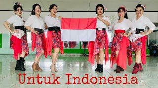 Untuk Indonesia Line Dance / Choreo 14 Instructors ULD DKI Jakarta / Coach Sany & D'Badengkoy Class