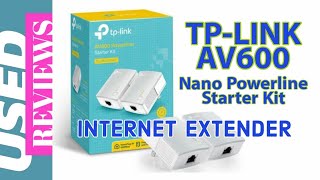 TP-Link AV600 Internet Range Extenders Nano Powerline Starter Kit