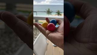 Marble Run ASMR with the sound of waves and balls ★ Enjoy by the sea　③ #asmr