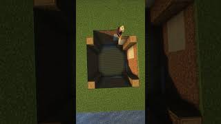 Secret base in Minecraft #shorts