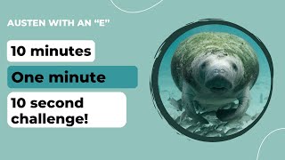 DRAWING MANATEES!!! 10 minute, 1 minute, 10 second challenge