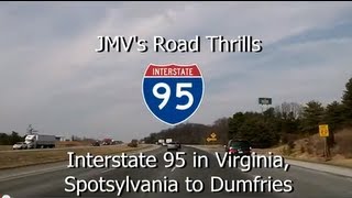 Interstate 95 in Virginia - from Spotsylvania to Dumfries