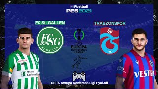 FC St. Gallen - Trabzonspor | UEFA Konferans Ligi Play-off | eFootball™ 2024