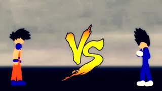 🔰Goku vs vegeta animação curta!🔰