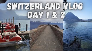 Swizerland Vlog Day 1 & 2 🇨🇭 | Lake Lugano & Monte Tamaro