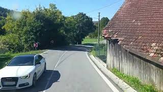 Driving in Slovakia, route 581 Malejov - Podbrac Majricky