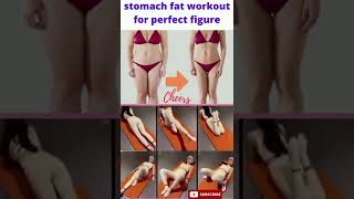 stomach fat workout for perfect figure #shorts #youtubeshorts #viral