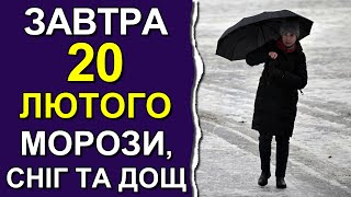 ПОГОДА НА ЗАВТРА: 20 ФЕВРАЛЯ 2024 | Точная погода на день в Украине