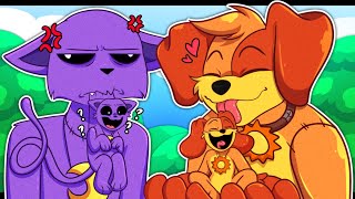 DogDay X CatNap LOVE baby CatNap & DogDay | Poppy Playtime Chapter 3┃Comic Dub