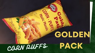 GOLDEN PACK CORN PUFFS REVIEW ||#asmr ||#corn ||#masala ||#puffs ||@Myselfcapital