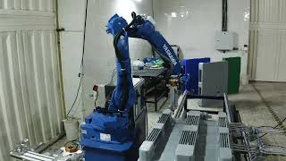 TSgroup.ir robotic pallet deburring cell