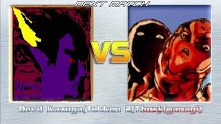 Devil Kazuya vs Diavolo. MUGEN