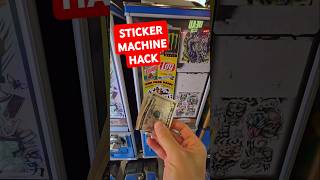 Sticker Vending Machine HACK #shorts