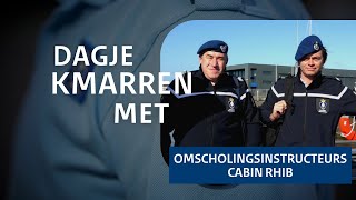 Dagje KMarren met Jugo en Focko: omscholingsinstructeurs cabin rhib