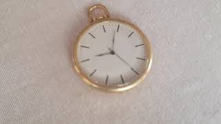 RELOJ DE BOLSILLO DORADO