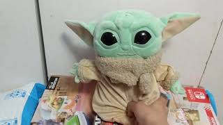 plush unboxing video star wars the child