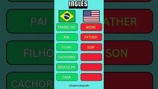 Perguntas básicas de inglês. Quantas você consegue acertar? #ingles #aprender #trivia #quiz