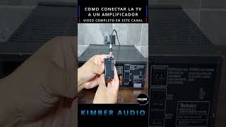 3 formas de conectar la tv a cualquier amplificador (video completo en este canal) #shorts