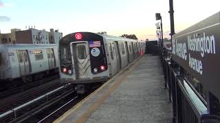 MTA Subways - Kawasaki R160B #9028 on the (Q) departing 36th Avenue (2016 Video)