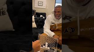 Deion 🆚️ Shedeur 🤣 "PART 2" Legendary Connect 4 Battle |COME ON DAWG😂| It's Over With #shorts #deion