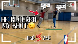 I 1V1 A 6’5 Demi God😬 | He’s A Real Life Cheat Code 😡#basketball #trending #music #1v1