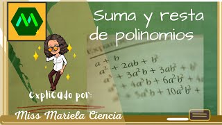 Suma y resta de polinomios