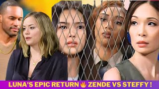 🔥SHOCKING Comeback! Luna Returns to Bold and the Beautiful! Zende vs Steffy Showdown! 🚨