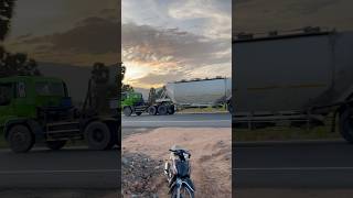 Cement Trucks Trailer Driving on the Road #jcbvideo #truckdriver #heavytruck #cementtruck #excavator