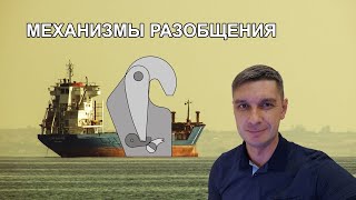 Механизмы разобщения спасательных шлюпок