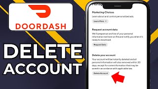 HOW TO DELETE DOORDASH ACCOUNT (2024)