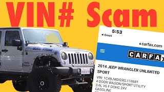 Watch This Before You Sell Your Car And Avoid The Vin Number Scam